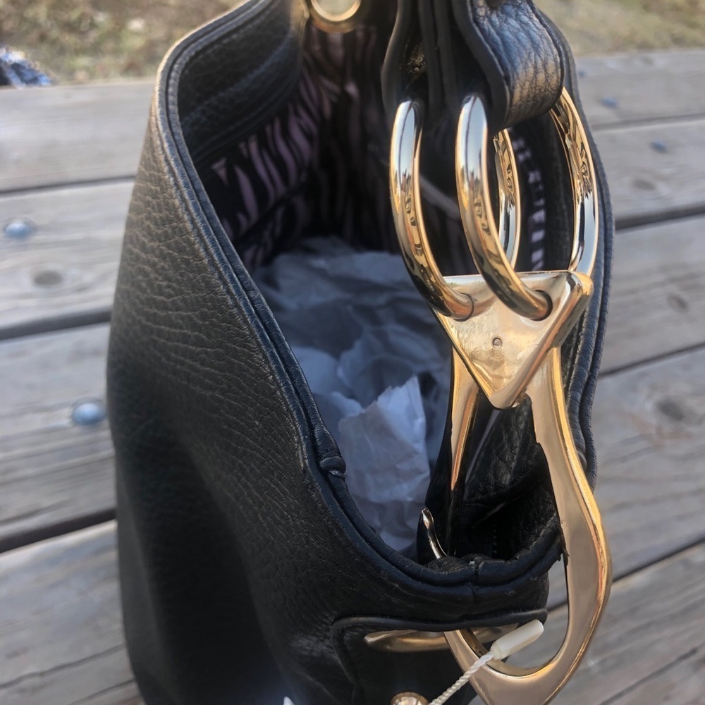 Rhinestone Accented Shoulder Bag - Picture 3 of 11
